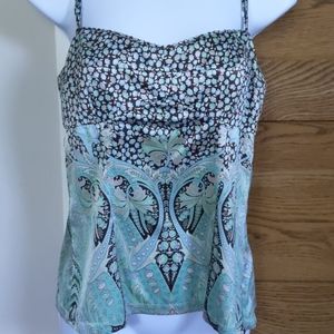 Tahari paisley silk camisole